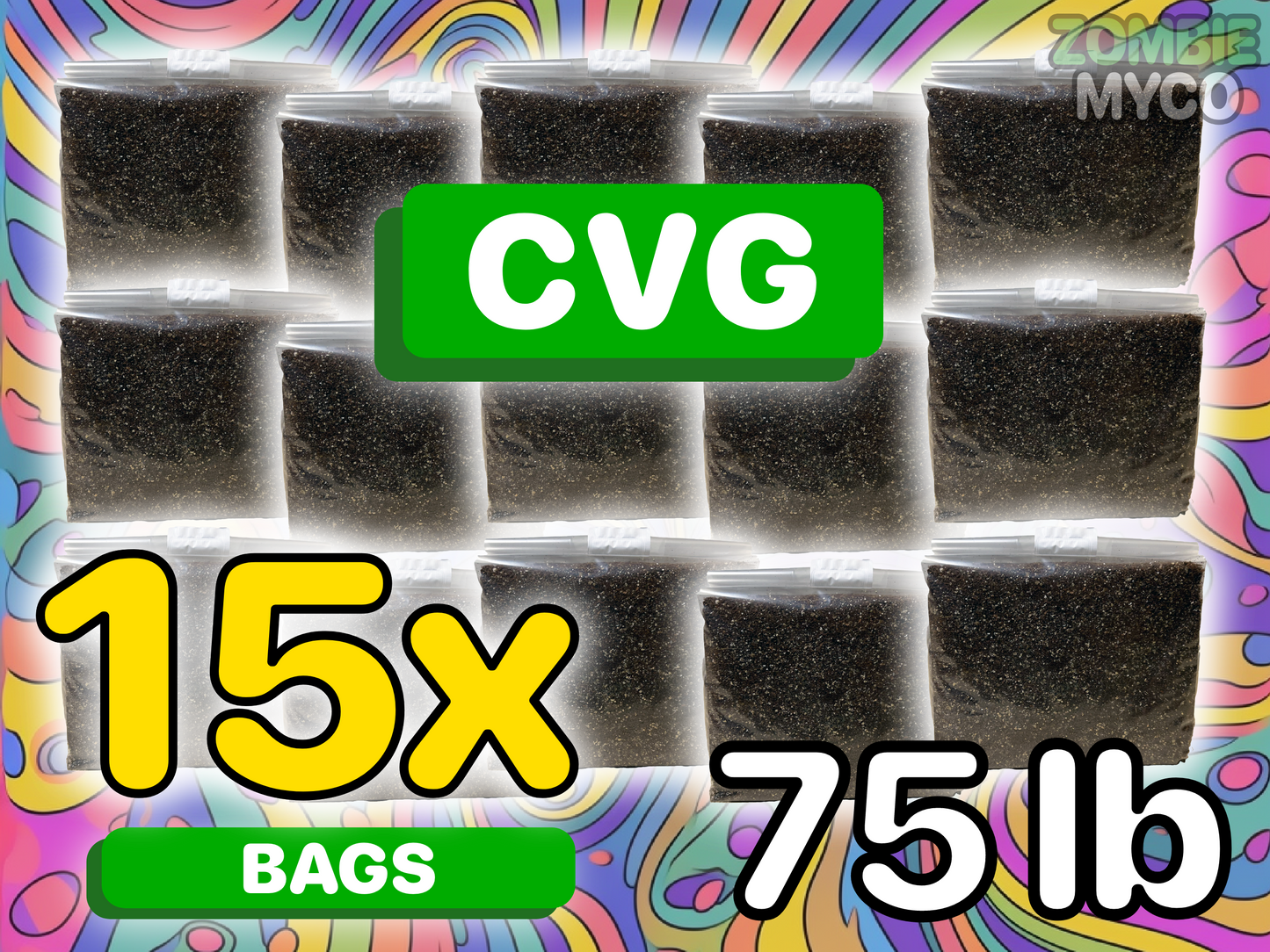 CVG Mushroom Substrate - Coco Coir Vermiculite