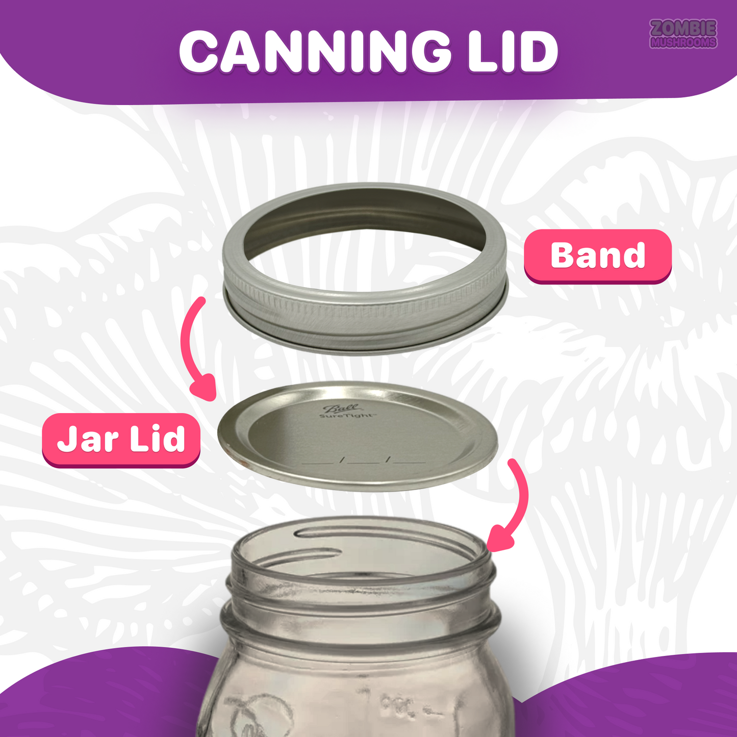 Canning Lids with Rings