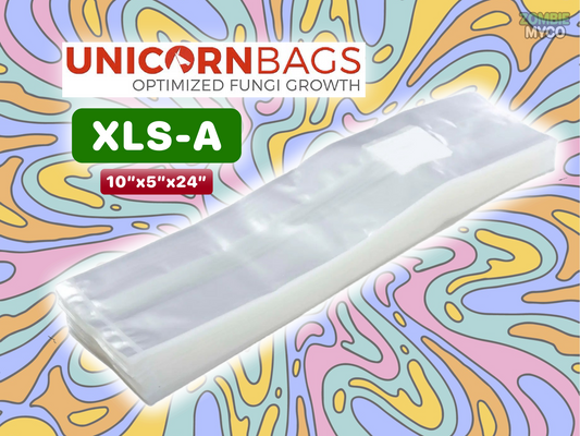 Unicorn Mushroom Grow Bags ( XLS-A ) - 10x5x24 - Bulk - Wholesale