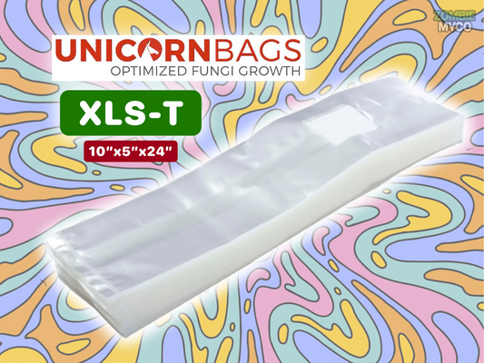 Unicorn Mushroom Grow Bags ( XLS-T ) - 10x5x24 - Bulk - Wholesale