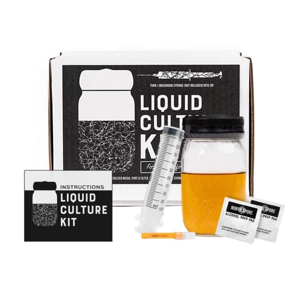 8-pack Sterile Grain Bag + Syringe Multiplier Kit Bundle