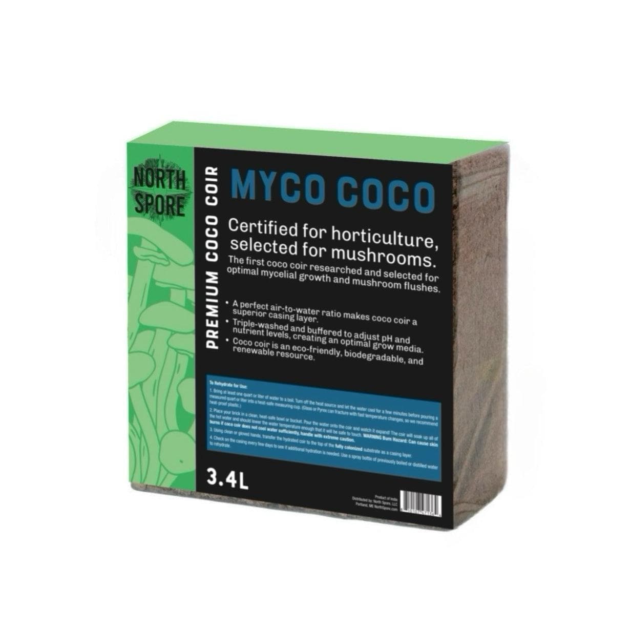 'Myco Coco' Compressed Coco Coir Substrate & Casing Layer