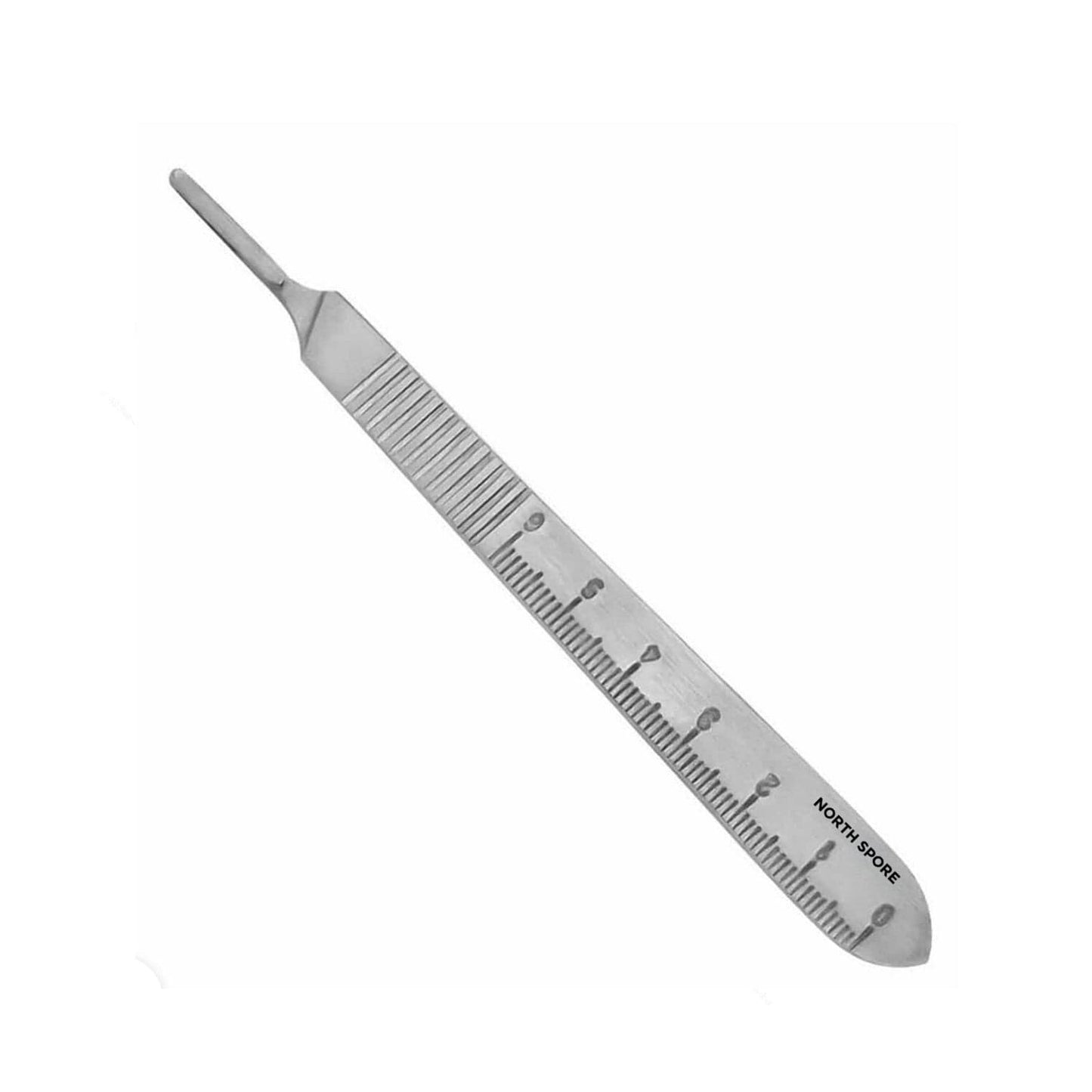 Stainless Steel Metric Ruler Grooved Scalpel Handle #3