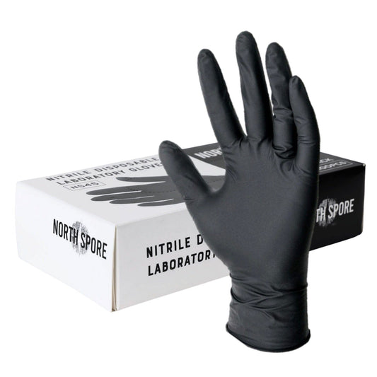 Black Nitrile Powder-Free Laboratory Gloves (100 ct)