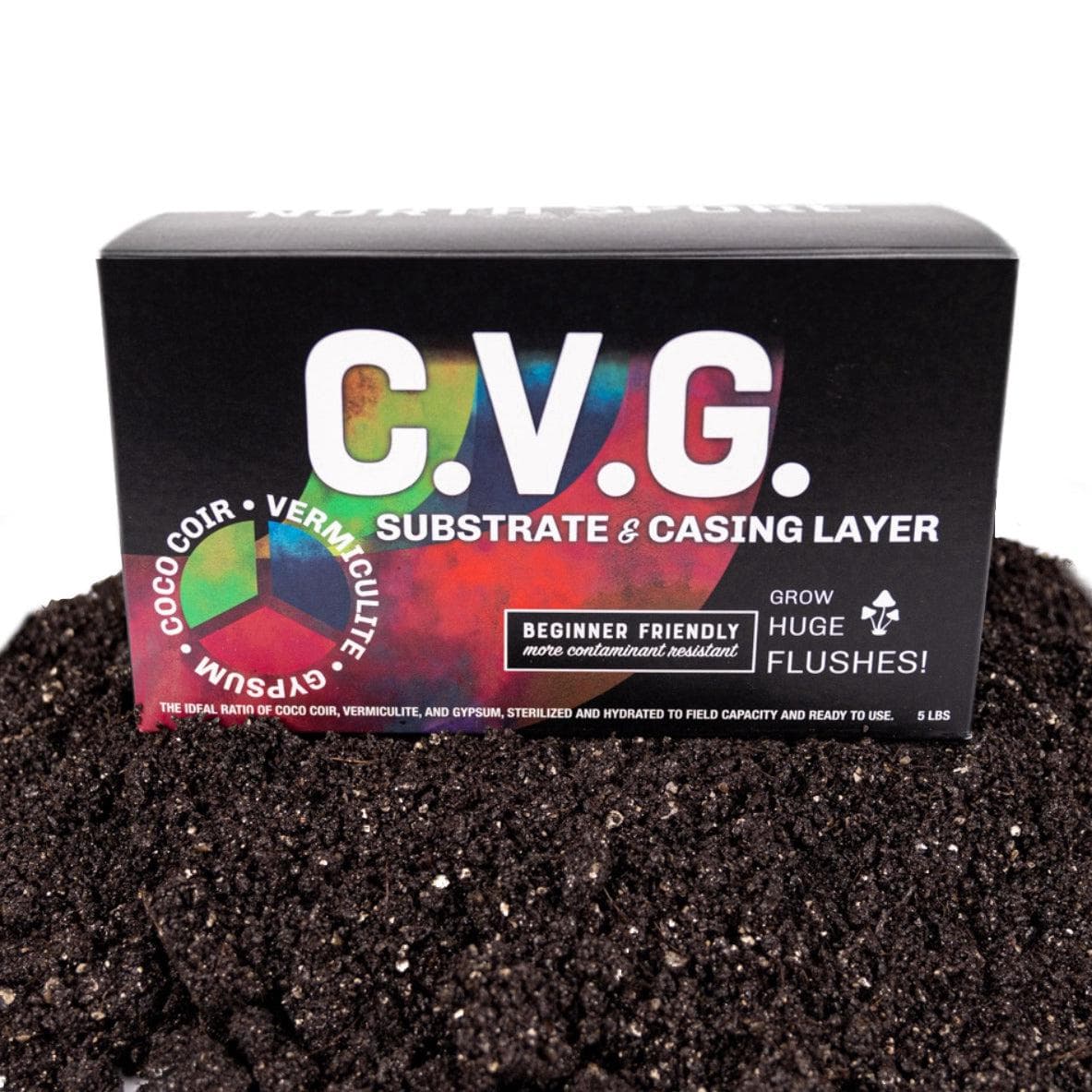 CVG (Coco Vermiculite Gypsum) Sterile Bulk Substrate