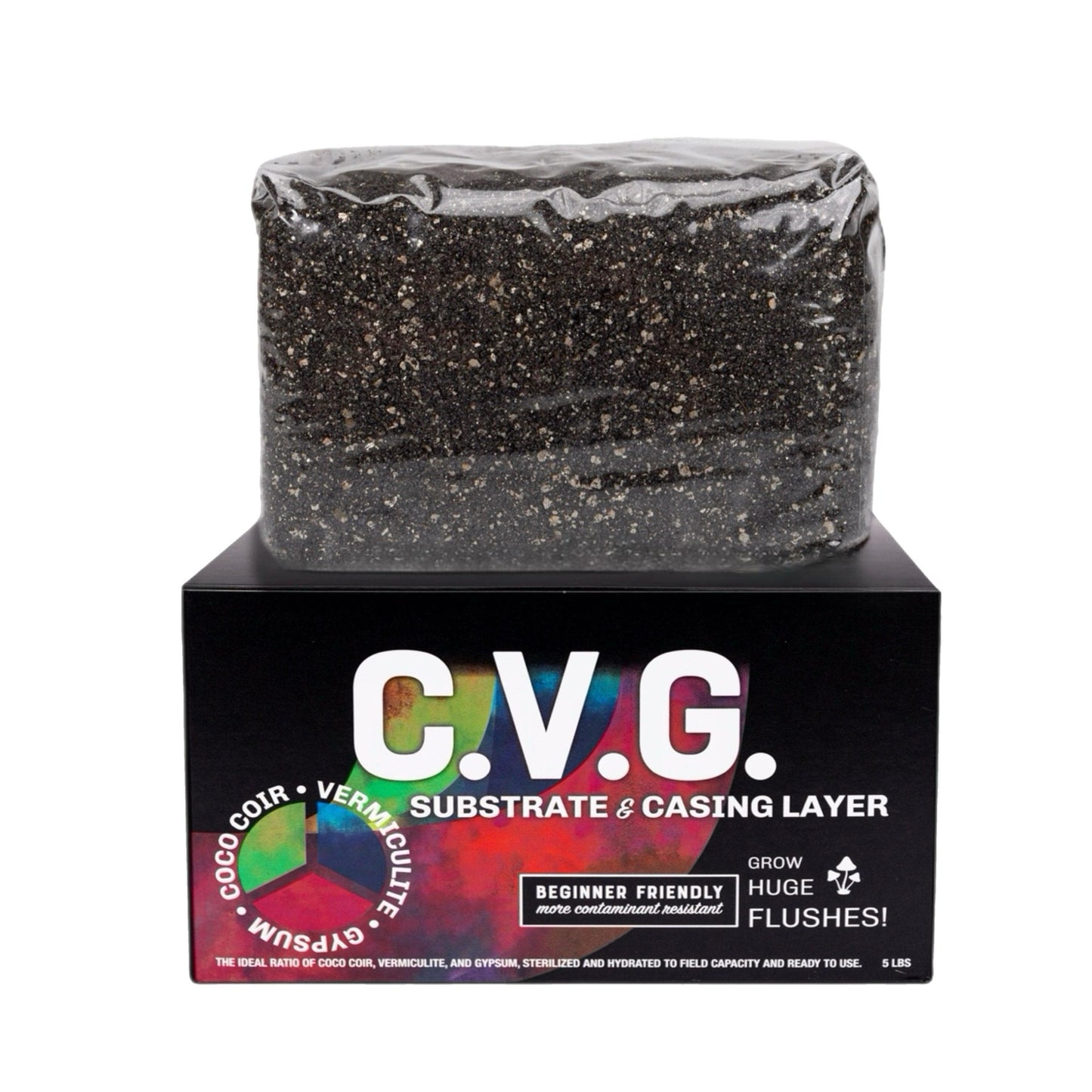 CVG (Coco Vermiculite Gypsum) Sterile Bulk Substrate