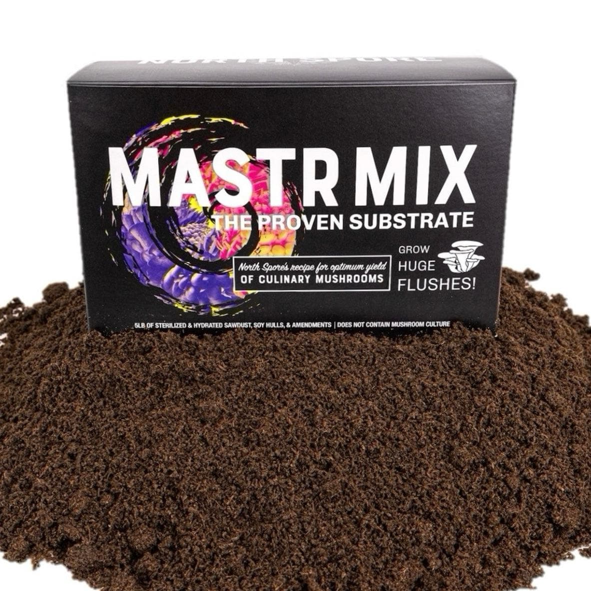 'Mastr Mix' Sterile Soyhull & Hardwood Bulk Substrate