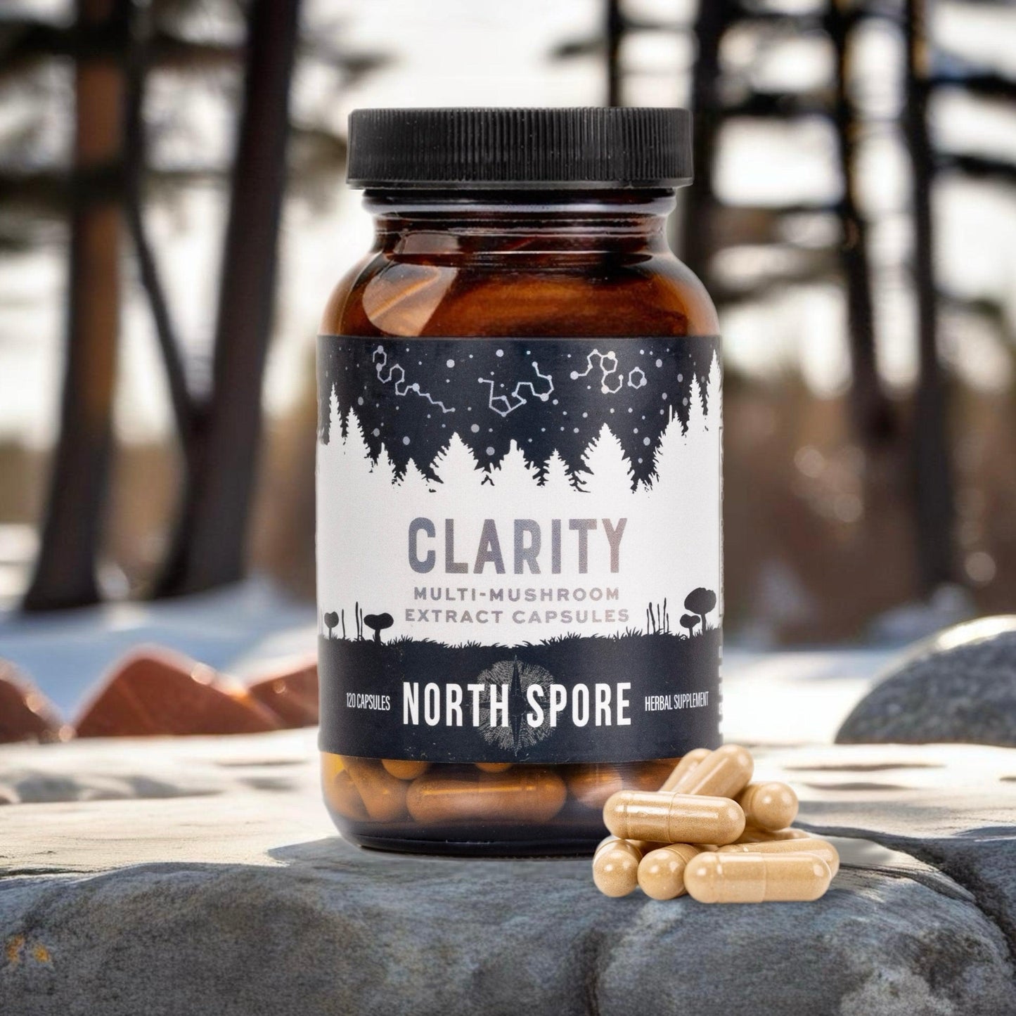 Organic ‘Clarity’ Mushroom Capsules