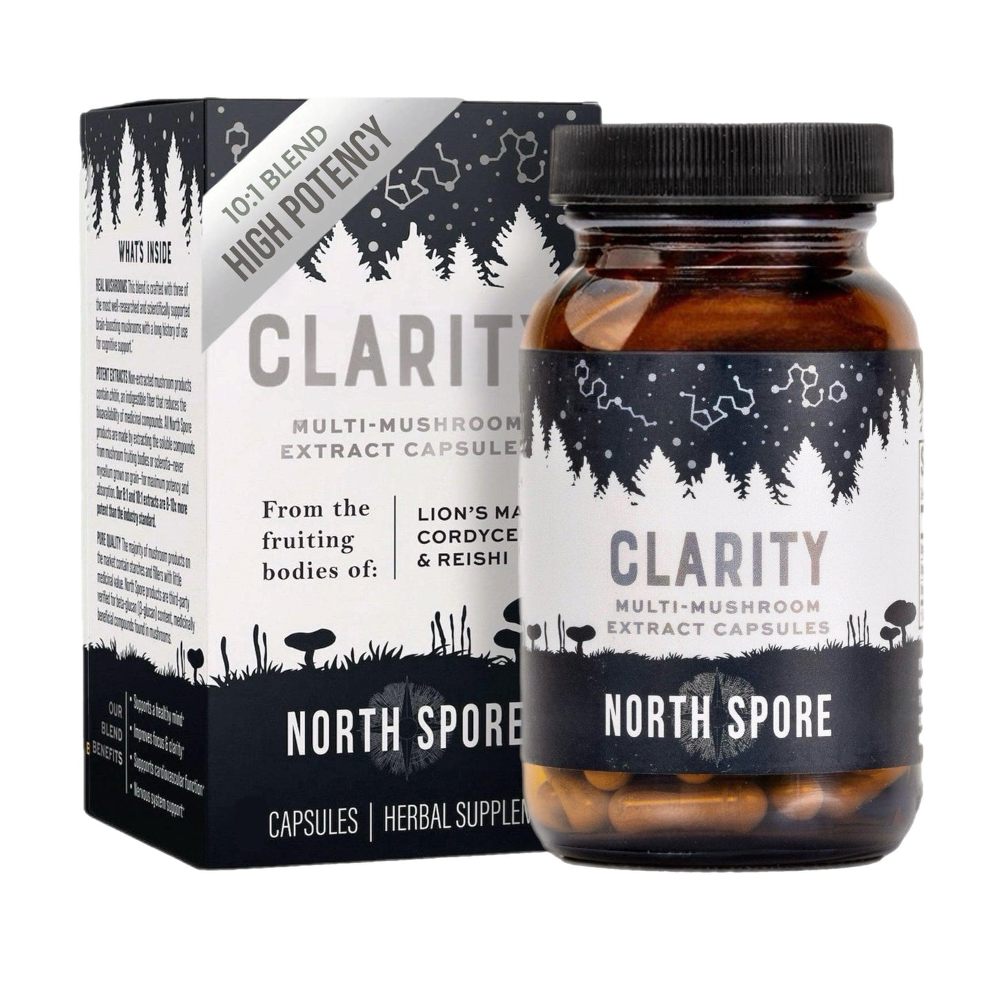 Organic ‘Clarity’ Mushroom Capsules